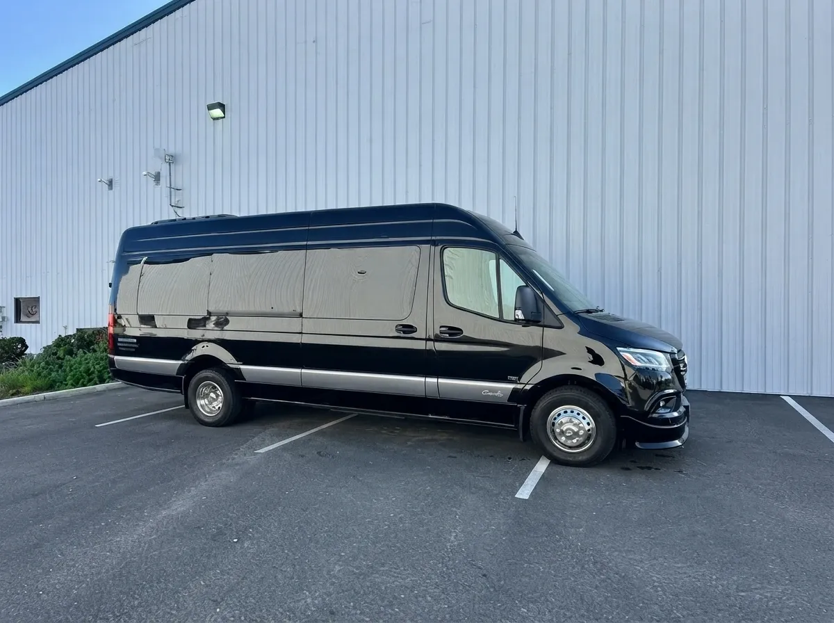14 Passenger Mercedes-Benz Sprinter Limousine Bus ready for booking