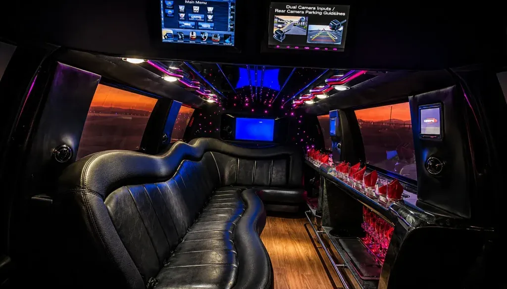 Black 14 Pax Navigator Limo, photo 2 for limo rental in Madison County, FL
