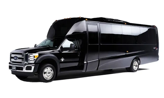 18 Passenger Party Limousine Bus ready for booking