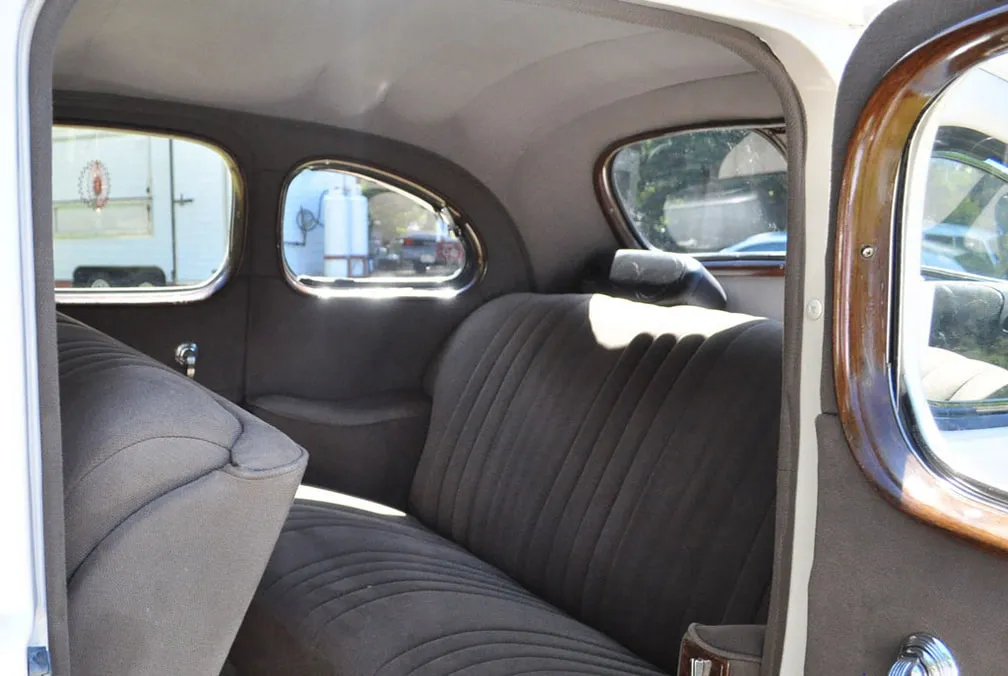 1939 Packard interior, photo 8 for wedding car rental in North Attleboro, MA