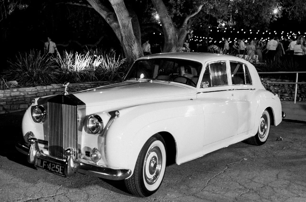 1960 Rolls-Royce Silver Cloud II White 1960 Rolls-Royce Silver Cloud II for wedding car rental