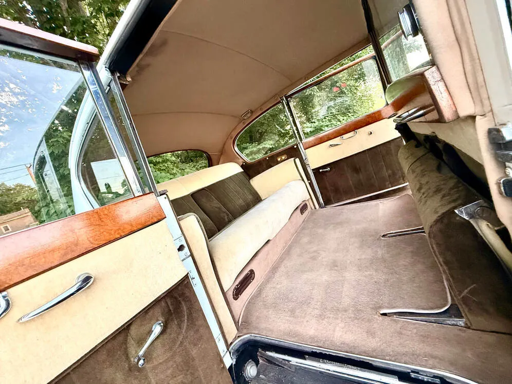 1962 Rolls Royce Austin Princess Stretch Limousine interior, photo 6 for limo rental
