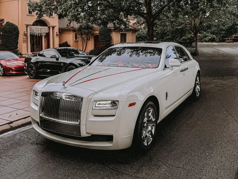 White-painted 2015 Rolls-Royce Ghost ready for booking
