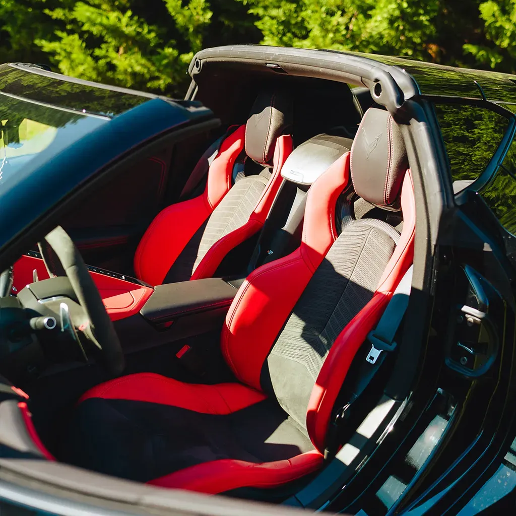 Black 2023 Corvette C8 2LT Convertible, photo 2 for wedding car rental in Perry County, PA