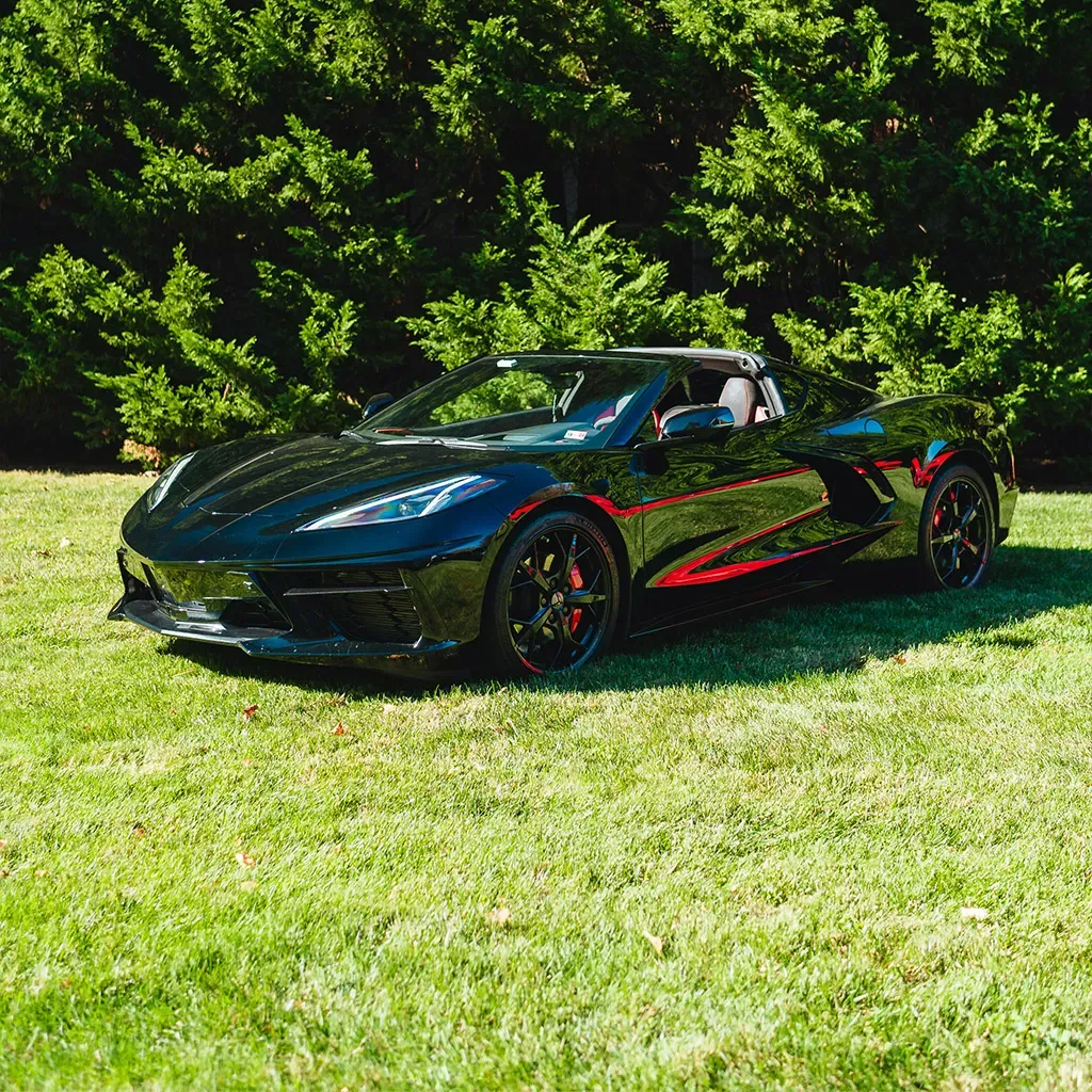 Black 2023 Corvette C8 2LT Convertible, photo 5 for wedding car rental in Perry County, PA