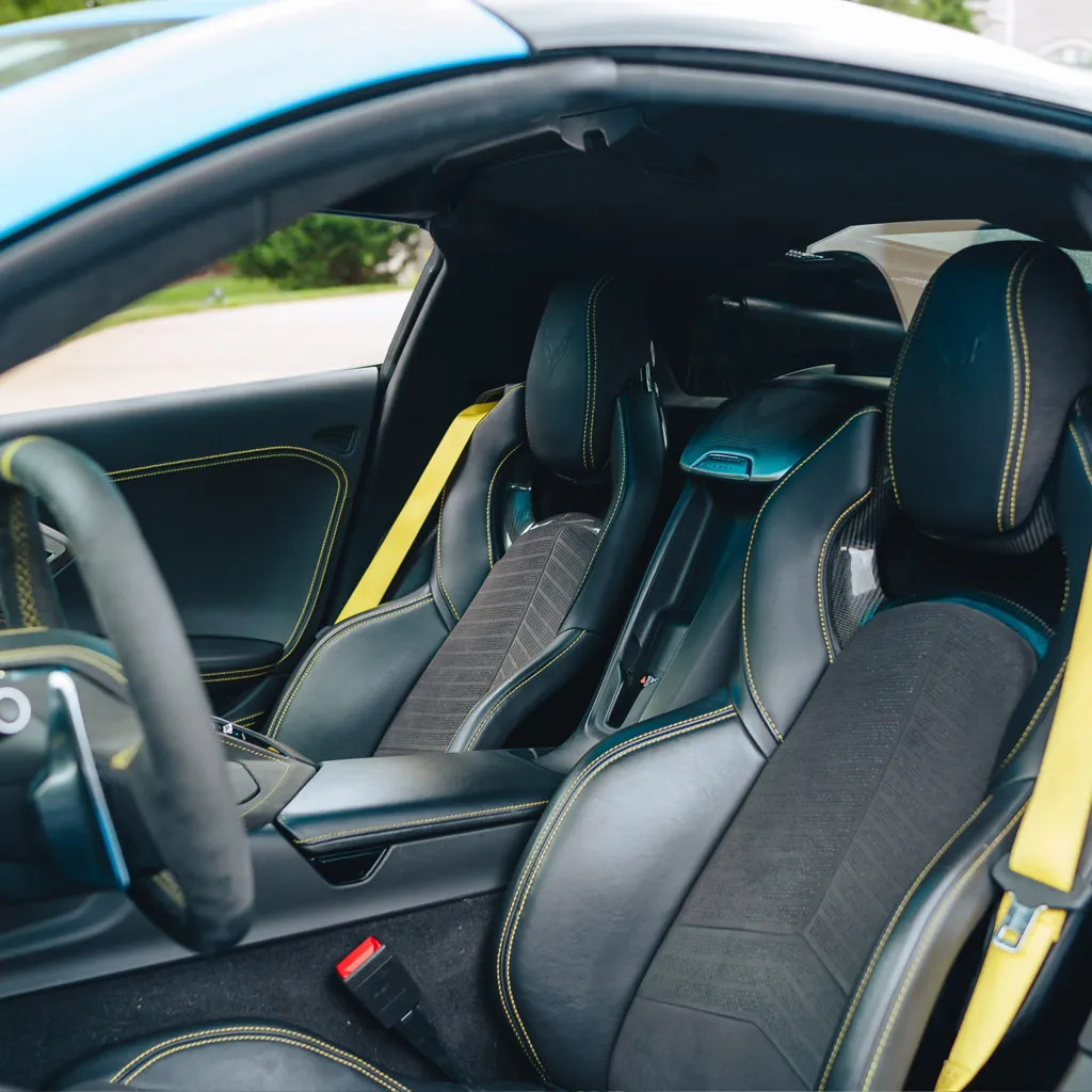 Blue 2023 Corvette C8 3LT Convertible, photo 2 for wedding car rental in Perry County, PA