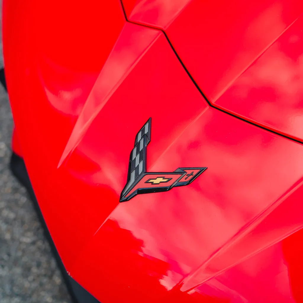Red 2023 Corvette C8 Roadster 3LT (Automatic Convertible), photo 12 for wedding car rental in Rockville, MD