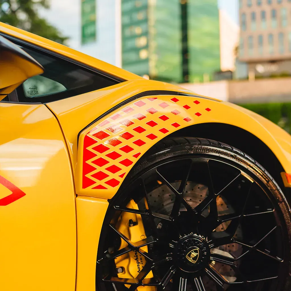 Orange 2023 Lamborghini Super Trofeo Omologata, photo 5 for wedding car rental in Rockville, MD
