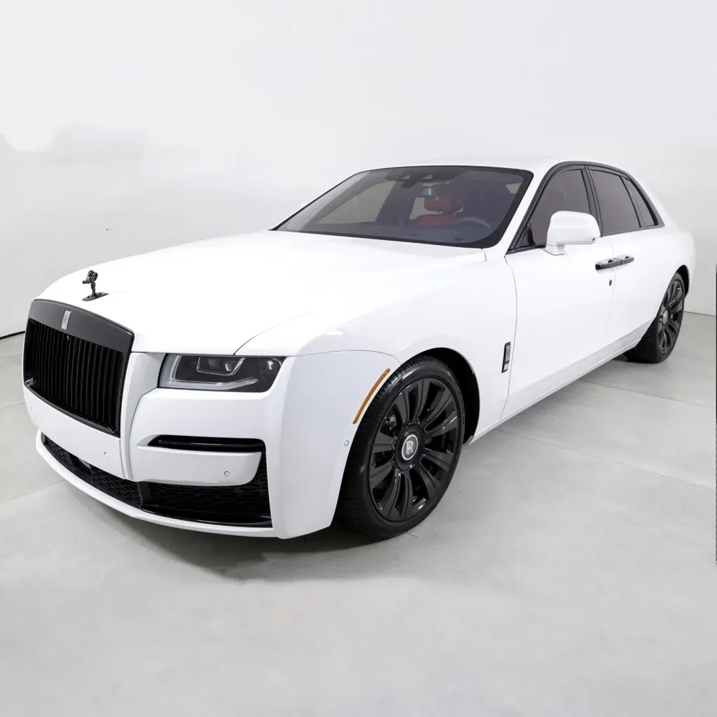 White 2024 Rolls-Royce Ghost with All Red Interior, photo 4 for wedding car rental in Perry County, PA