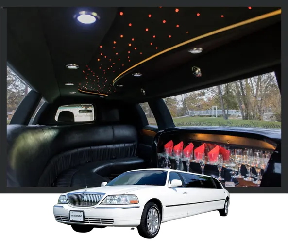 8 Passenger Stretch Limousine ready for booking