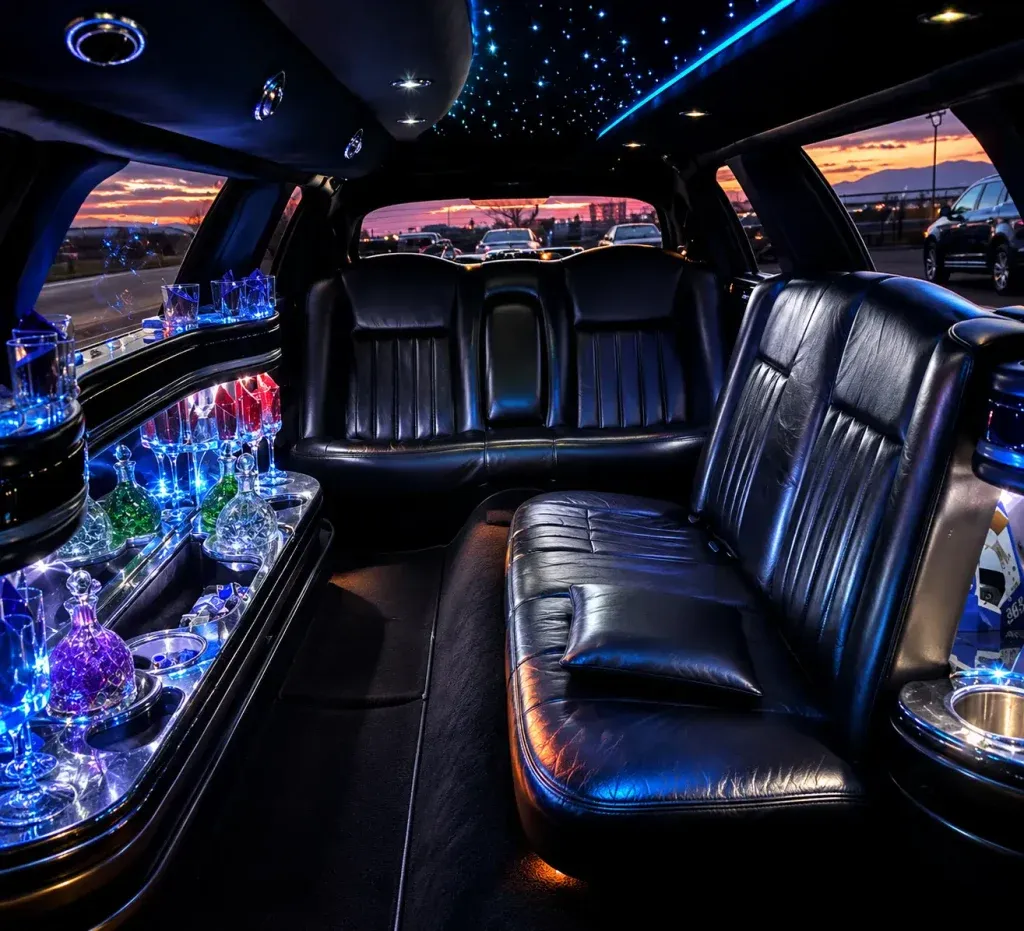 White 8 Passenger Lincoln Stretch Limousine, photo 2 for limo rental in Livermore, CA