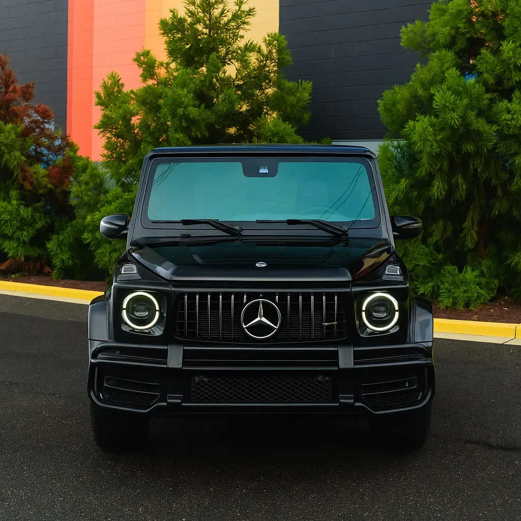 AMG G63 G-Wagon Designo Matte Black for wedding car rental in Rockville, MD