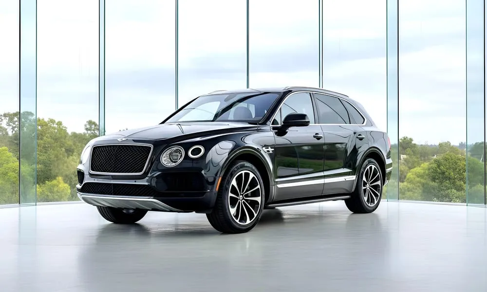 Black-painted Bentley Bentayga ready for booking