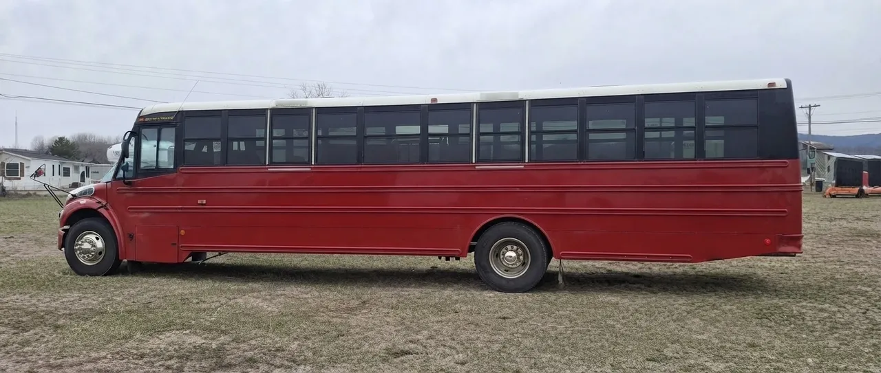 Big Red Party Bus Big Red Party Bus ready for booking