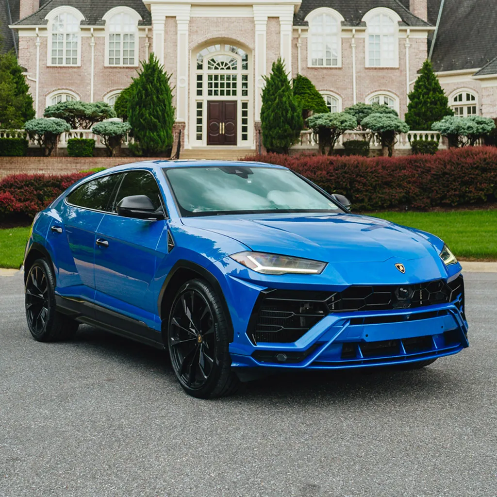 Blue Blu Eleos Lamborghini Urus, photo 10 for wedding car rental in Rockville, MD