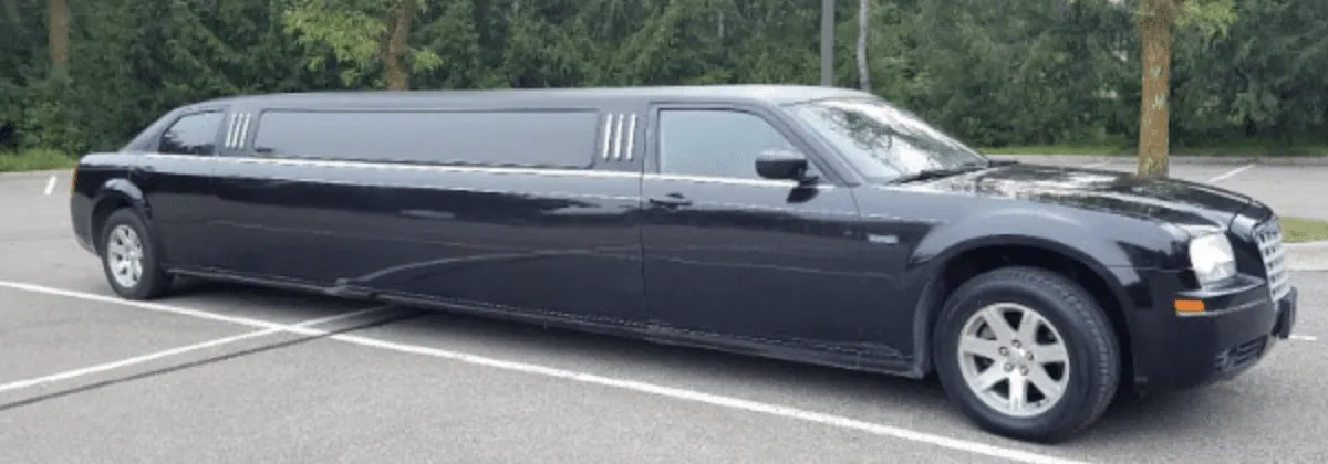 Black C300 Limousine for limo rental in Murray County, MN