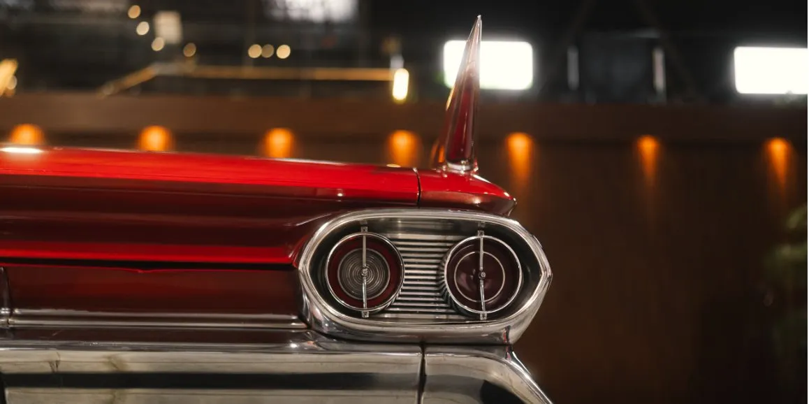 Cadillac Deville 1960 (Vintage) close-up, photo 6 for wedding car rental in Pleasants County, WV
