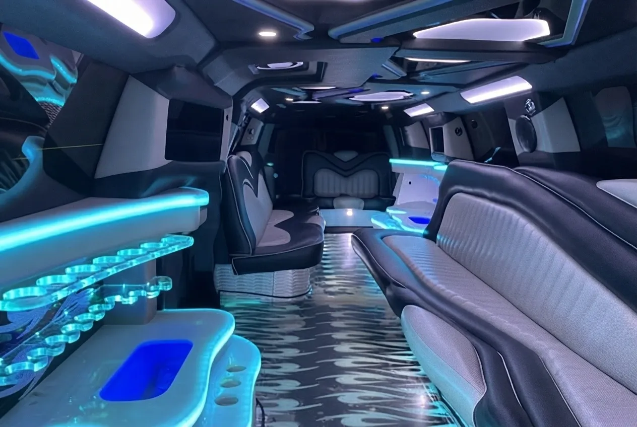 Cadillac Escalade White-painted Cadillac Escalade ready for booking