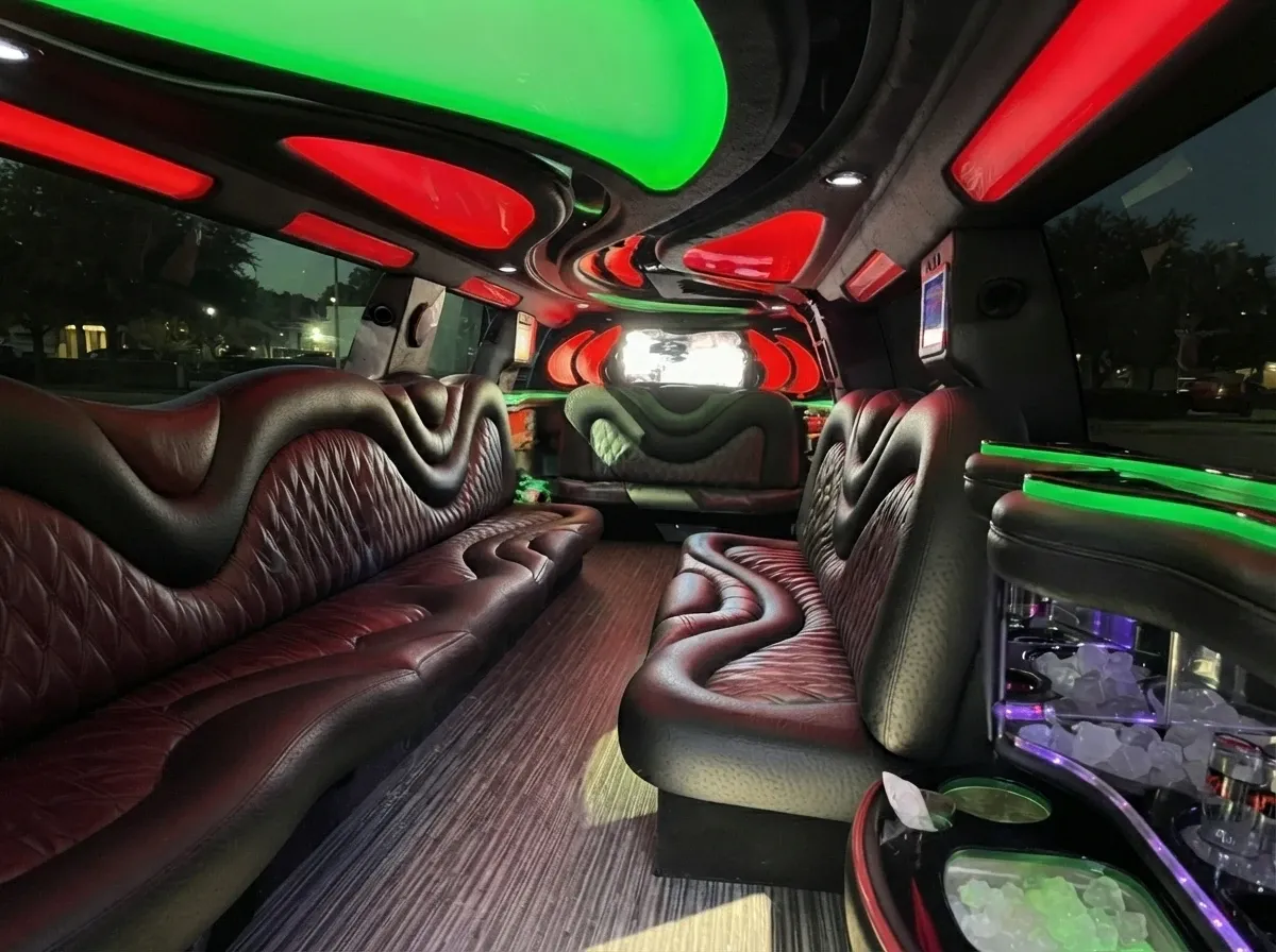 White-painted Cadillac Escalade Limousine [2]