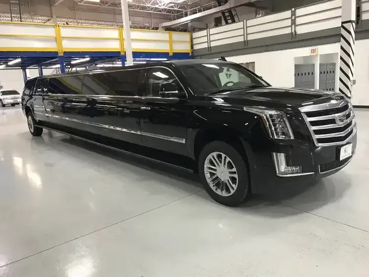 Black Cadillac Escalade Stretch Limousine, photo 3 for limo rental