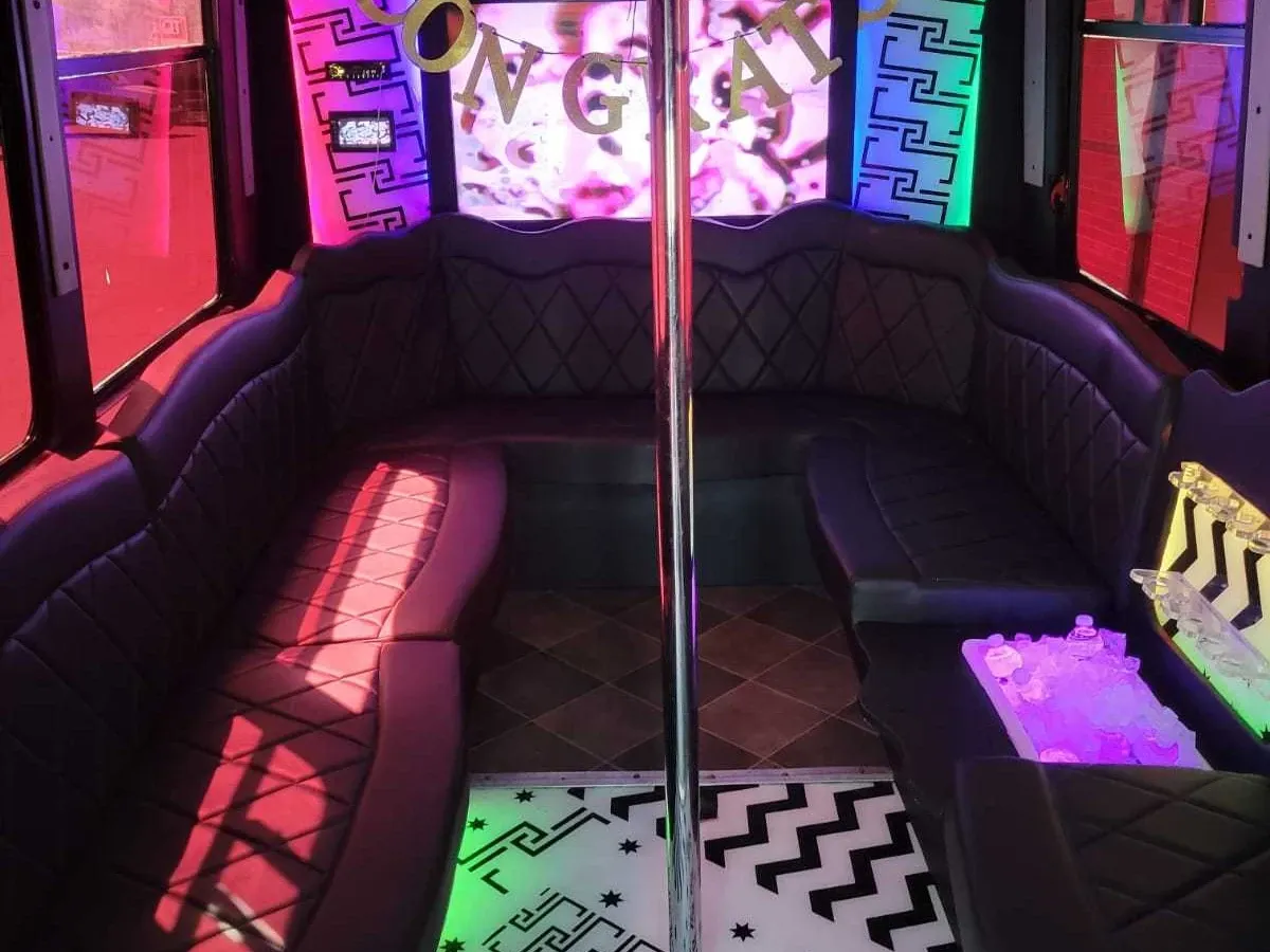 White-painted Chevrolet Party Bus [2]