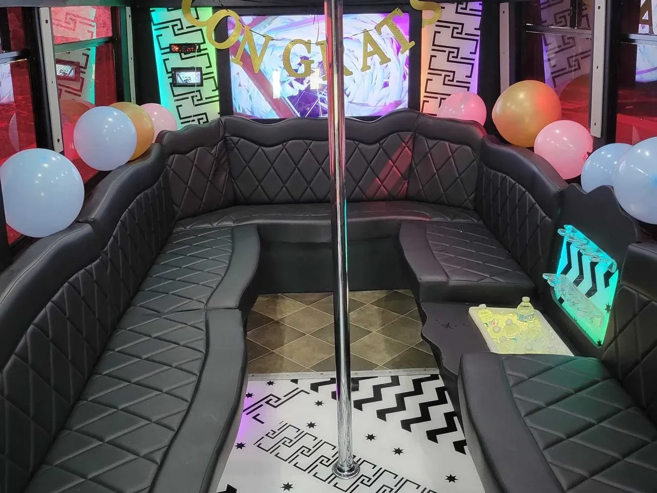 White-painted Chevrolet Party Bus [3]