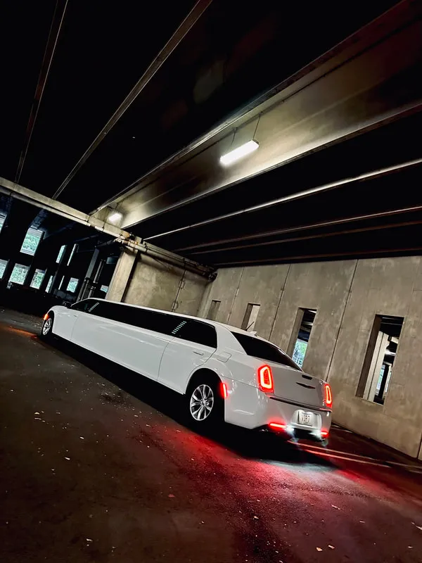 White Chrysler 300 Jet Doors exterior, photo 11 for limo rental