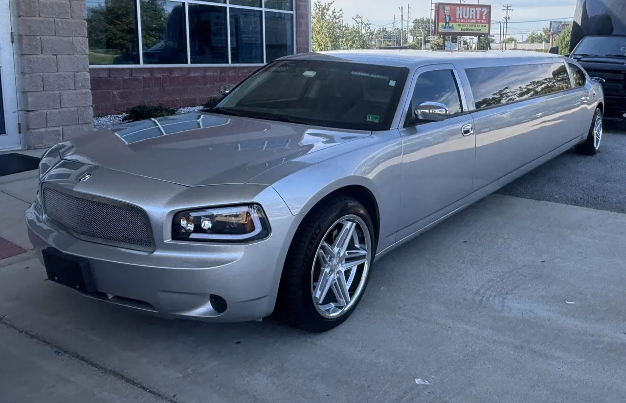 Dodge Charger Stretch Limousine, photo 2 for limo rental in Currituck County, NC