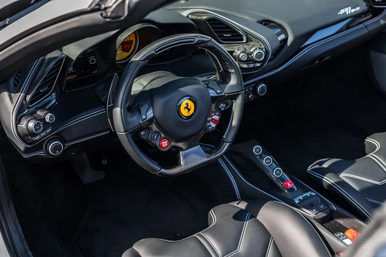 White-painted Ferrari 488 Spider [6]