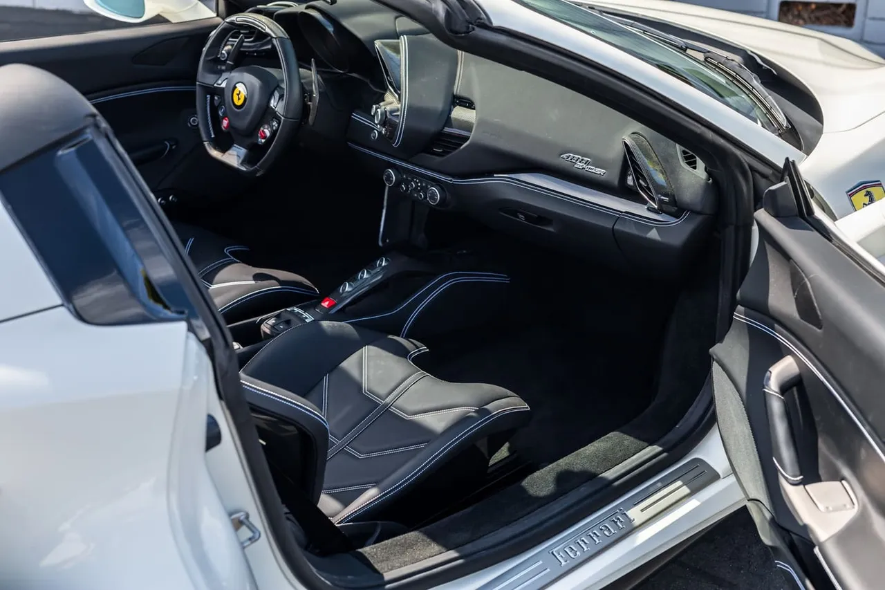White-painted Ferrari 488 Spider [9]