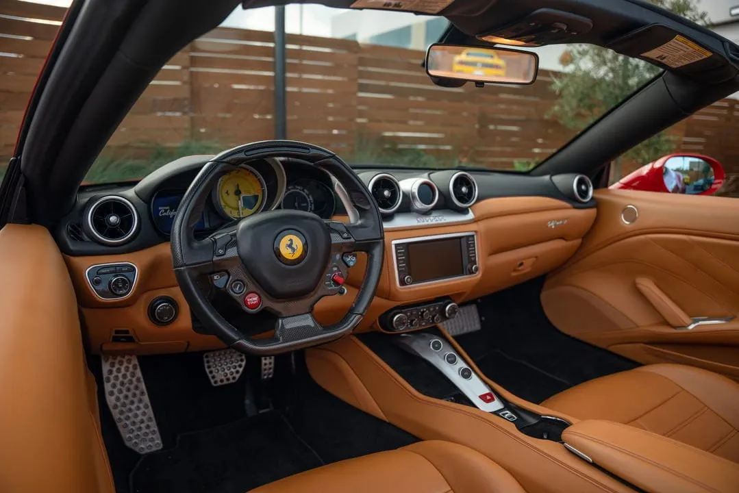 Red-painted Ferrari California T [5]