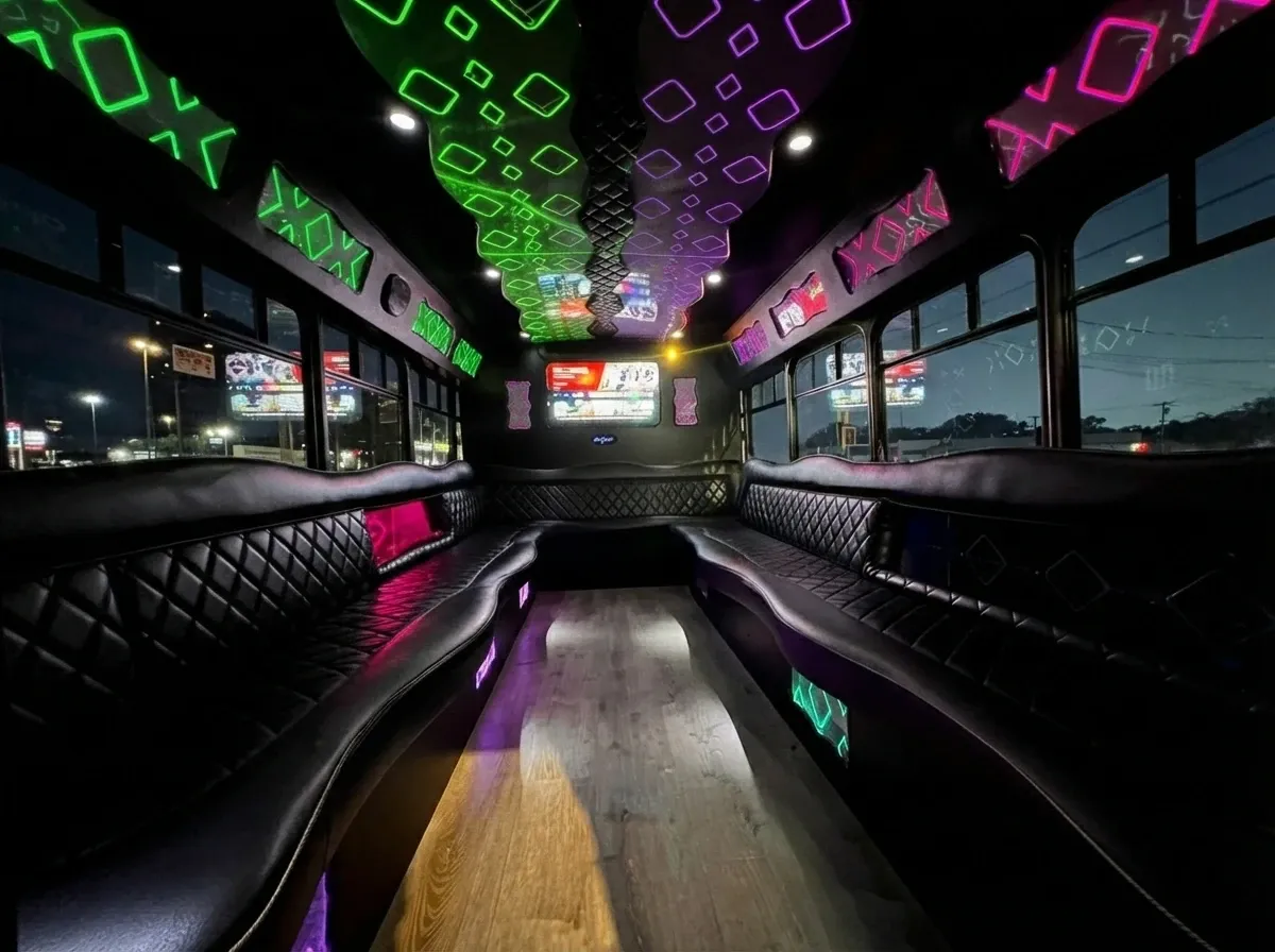 White-painted Ford E-450 Series Party Bus [9]