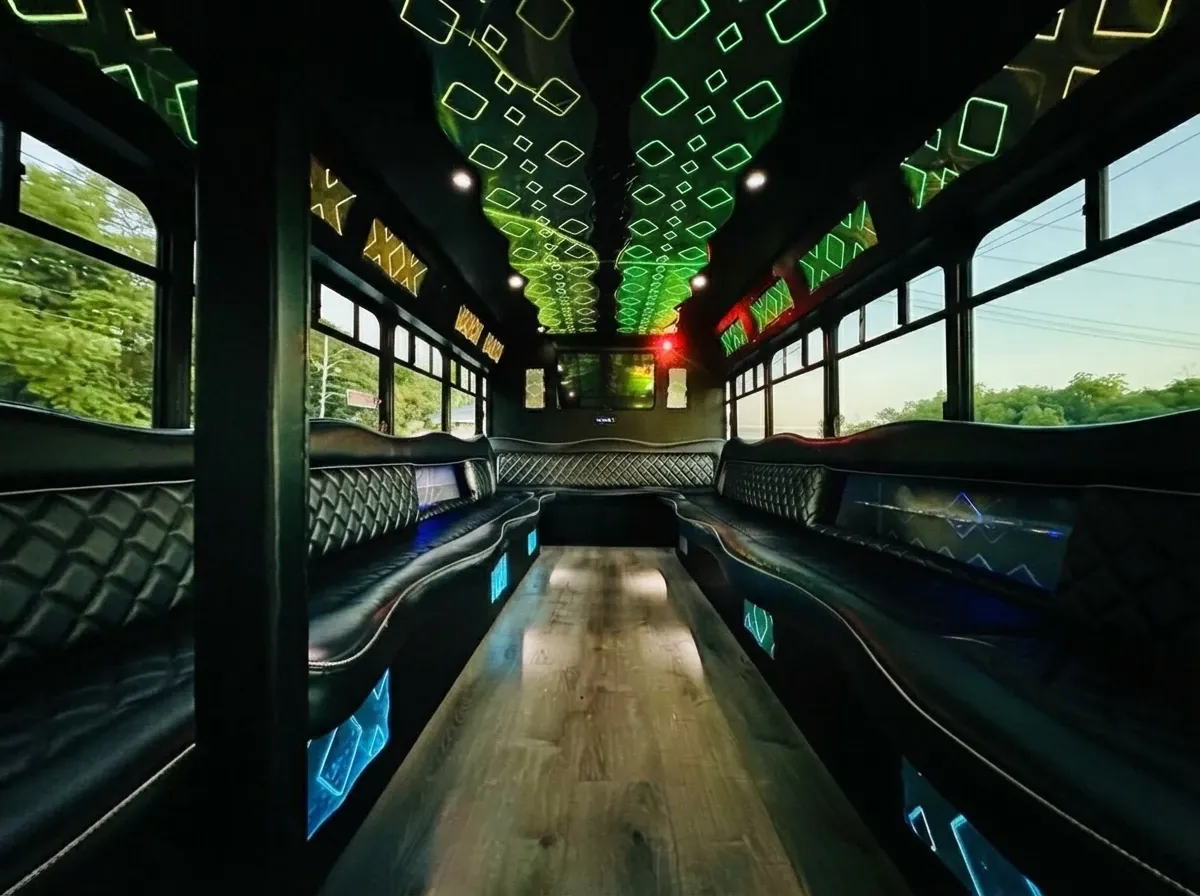 White-painted Ford E-450 Series Party Bus [7]