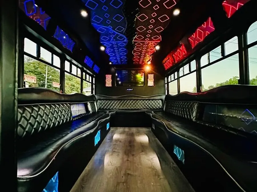 White-painted Ford E-450 Series Party Bus [6]