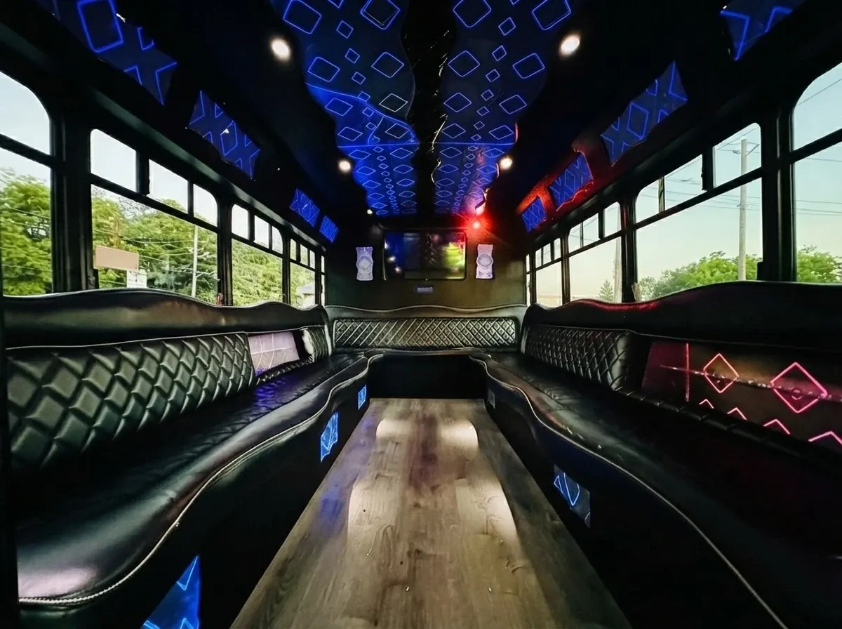 White-painted Ford E-450 Series Party Bus [2]