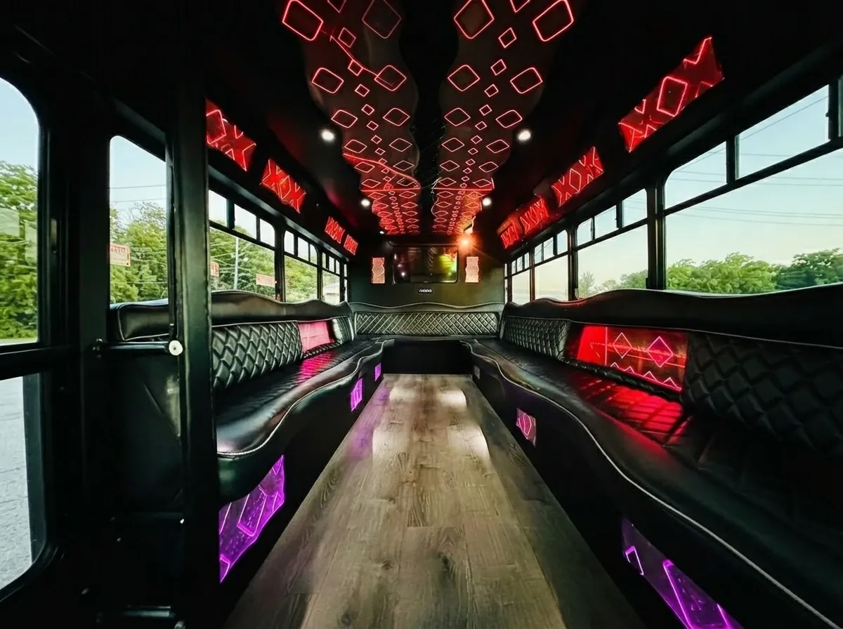 White-painted Ford E-450 Series Party Bus [8]