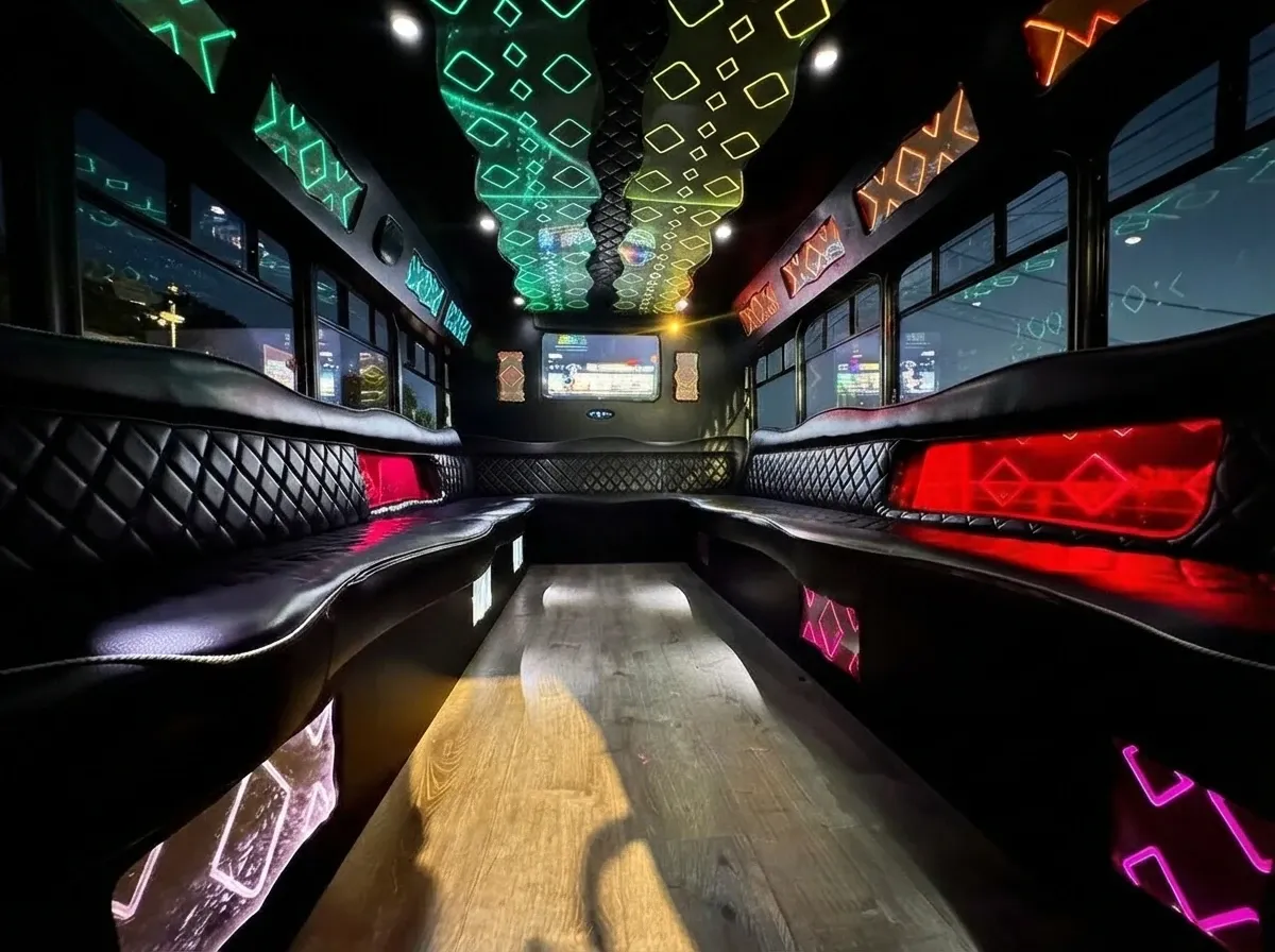 White-painted Ford E-450 Series Party Bus [5]