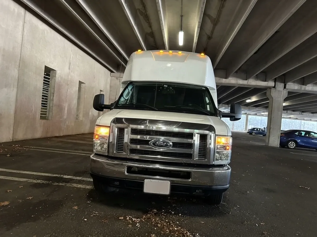 White-painted Ford E-450 Series Party Bus [6]