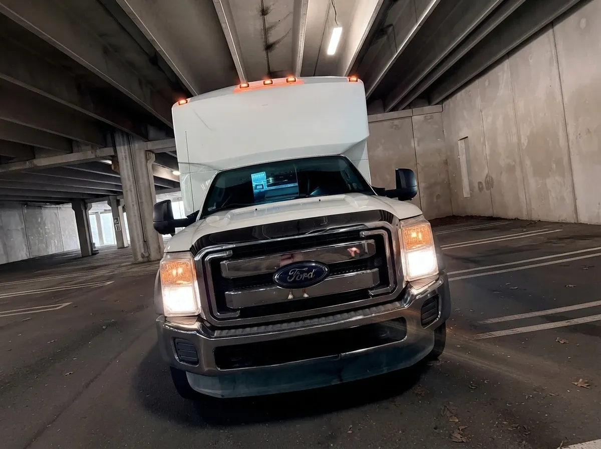 White-painted Ford F-550 Party Bus [10]
