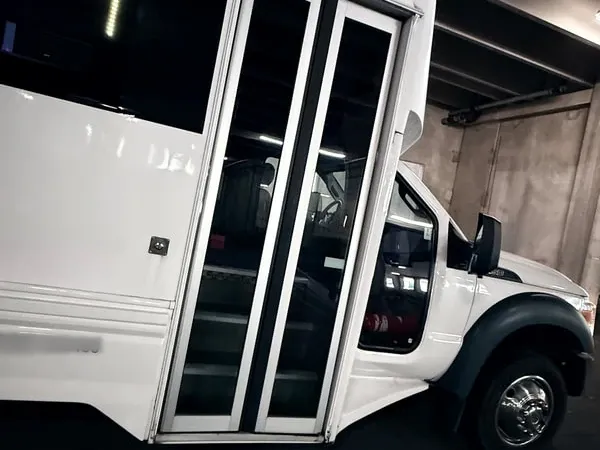 White-painted Ford F-550 Party Bus [2]