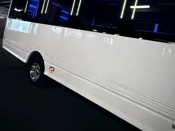 White-painted Ford F-550 Party Bus [9]