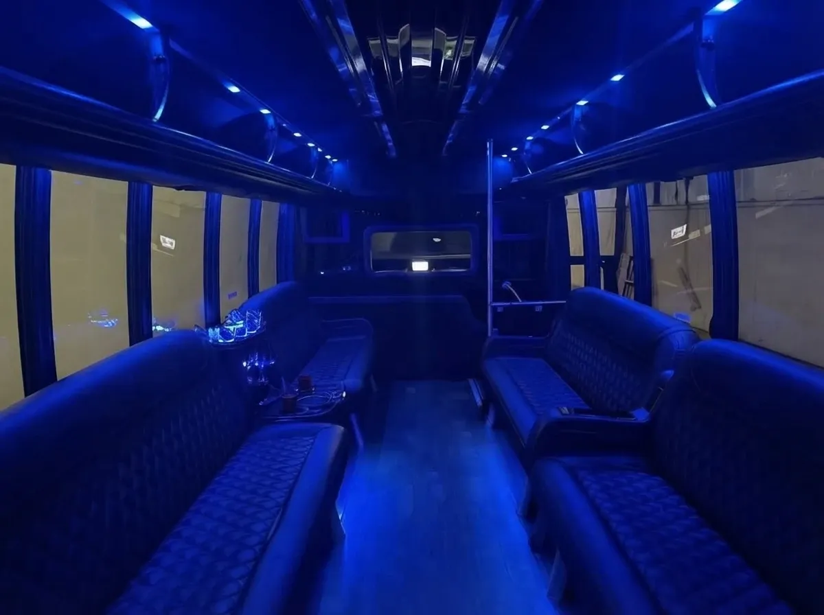 Black-painted Ford F550 Party Bus Limousine [2]