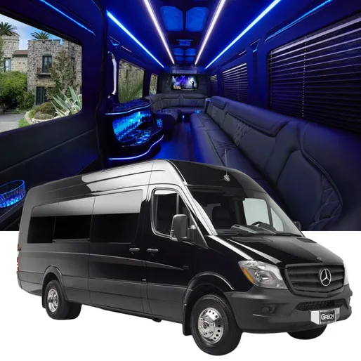 Grech Mercedes-Benz Sprinter Limousine Grech Mercedes-Benz Sprinter Limousine ready for booking
