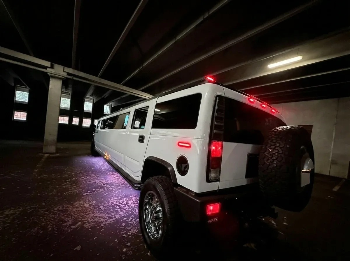 White-painted H2 Hummer [10]
