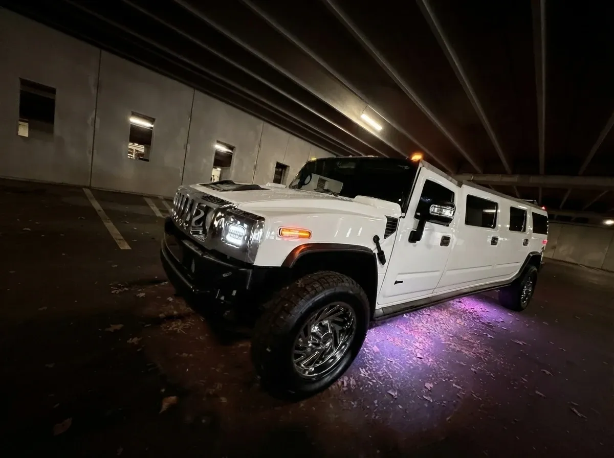 White-painted H2 Hummer [12]