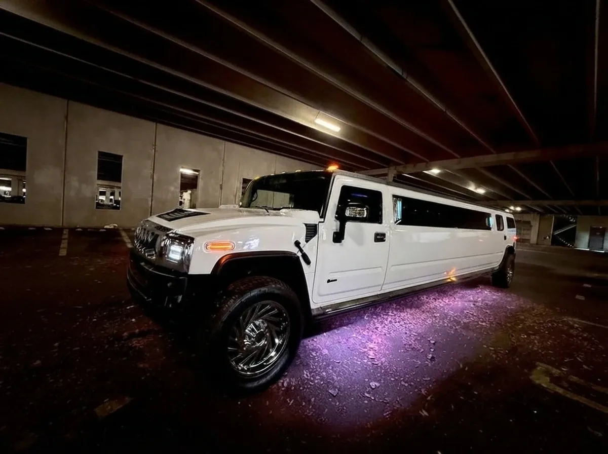White-painted H2 Hummer [7]