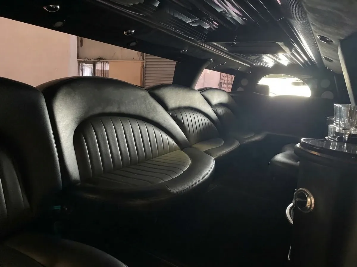 Black-painted Hummer Limousine [5]