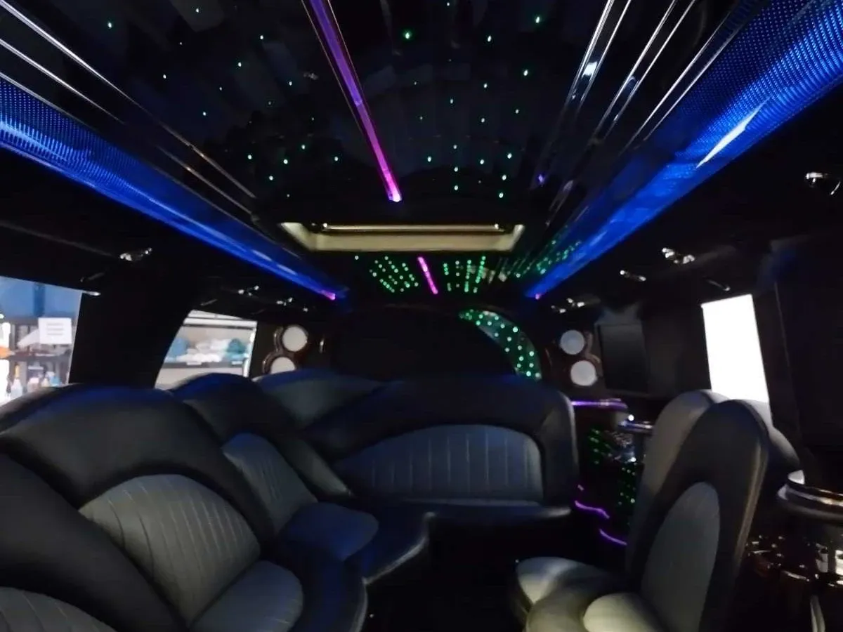 Black-painted Hummer Limousine [9]