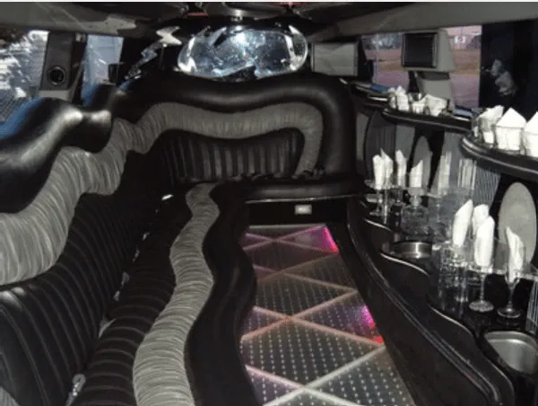 Pink-painted Hummer Limousine ready for booking