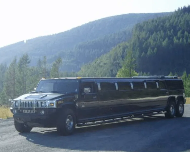 Black Hummer Limousine for limo rental in Madison County, FL